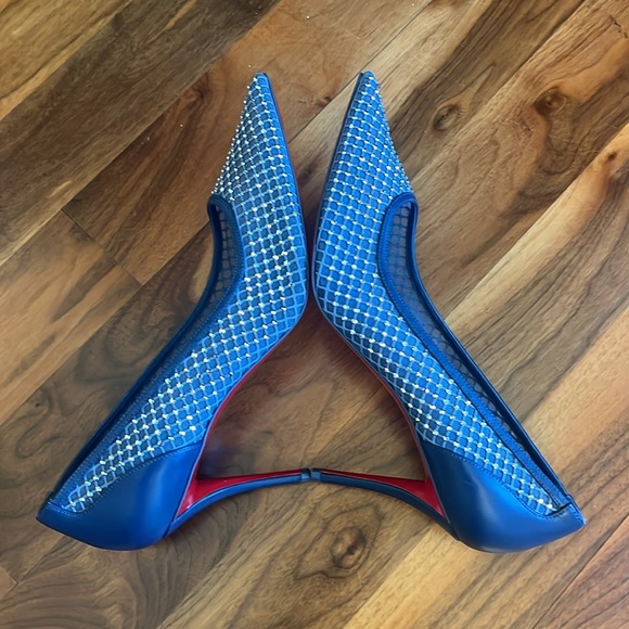 CHRISTIAN LOUBOUTIN
Apostropha Pump, Mesh Chrystal Embellished, NEW - Picture 9 of 16